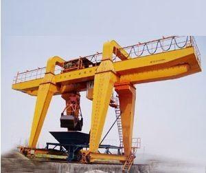 5t、10t雙梁抓斗門式起重機
